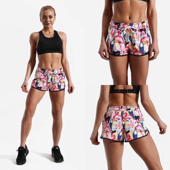 Lotus Leggings Pants - Bird Running Shorts